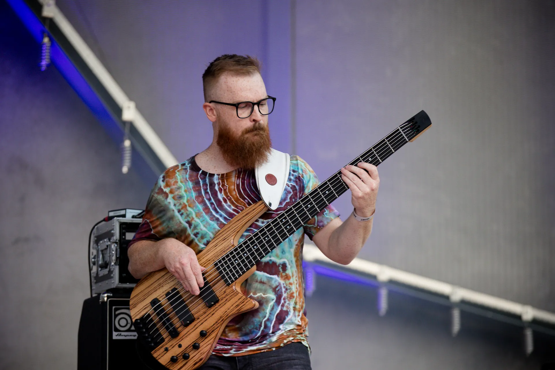 Zac Flynn on bass